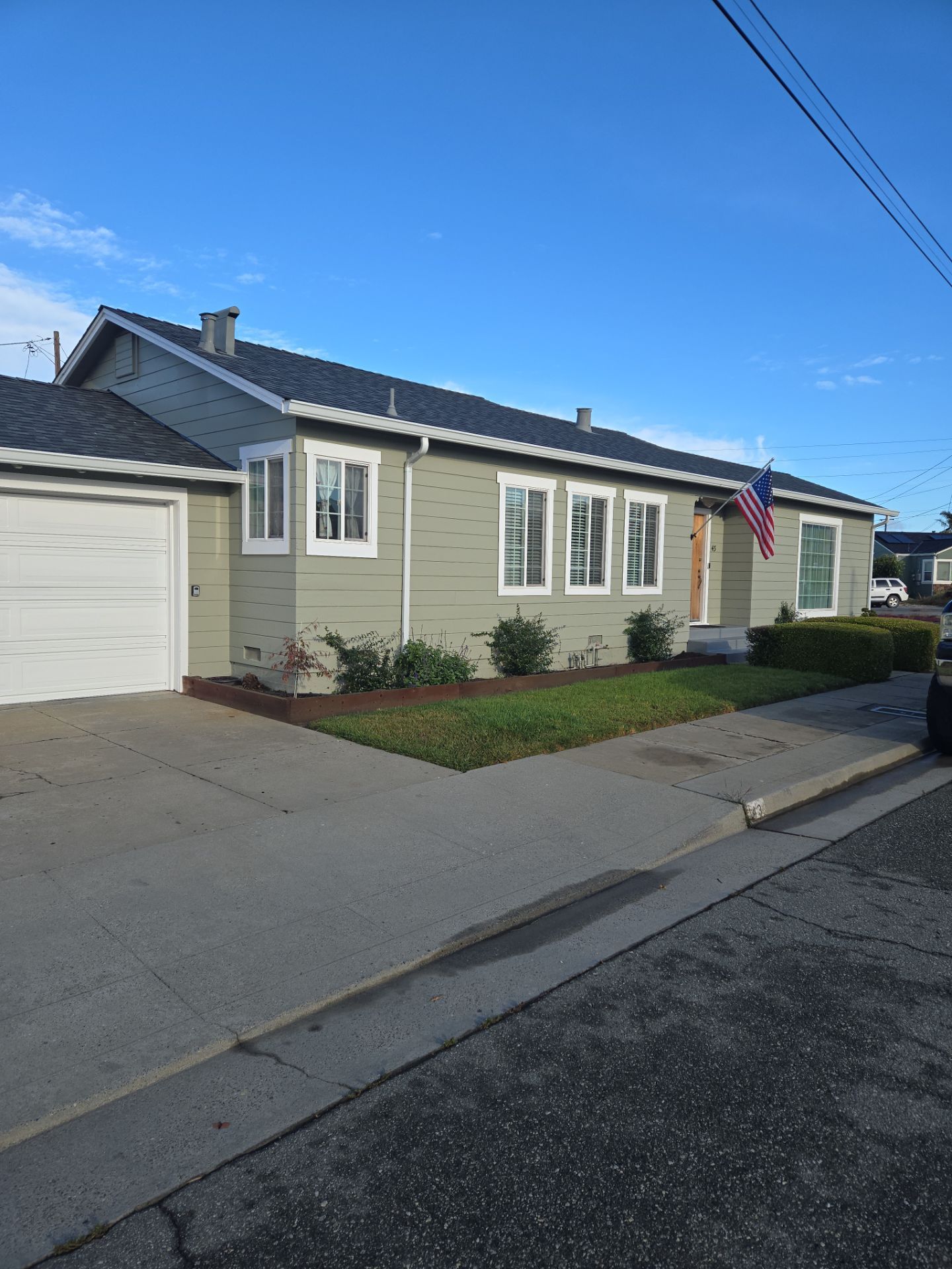 Finished home exterior after an approved insurance claim roof replacement